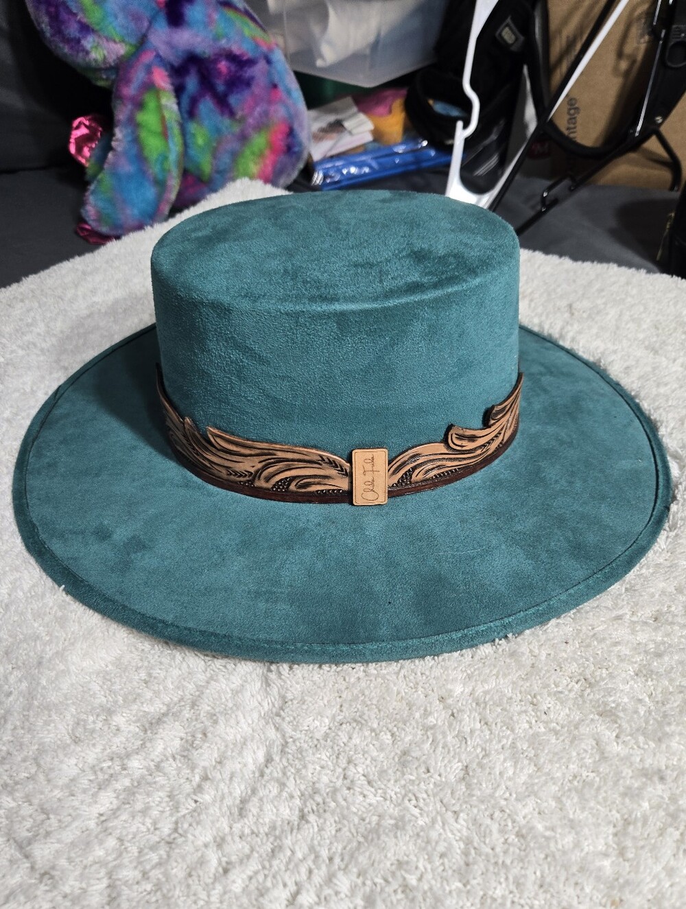 Chida Frida Madrid Hat Teal Color New Condition No Tags Western Hat